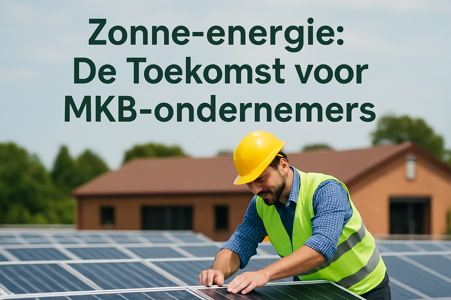 Duurzaam Ondernemen: De Voordelen van Zonne-energie voor MKB'ers
