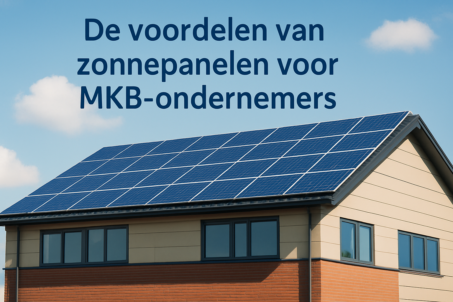 De Voordelen van Zonnepanelen voor MKB Ondernemers