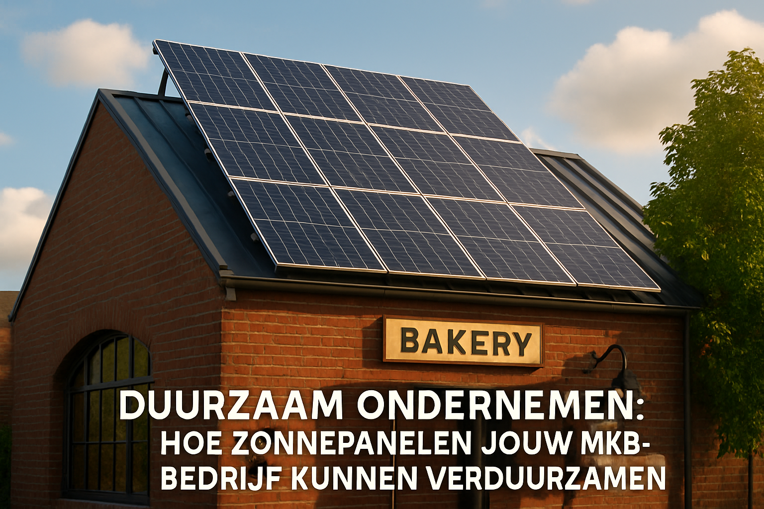 Duurzaam Ondernemen: Hoe Zonnepanelen Jouw MKB Bedrijf Kunnen Verduurzamen