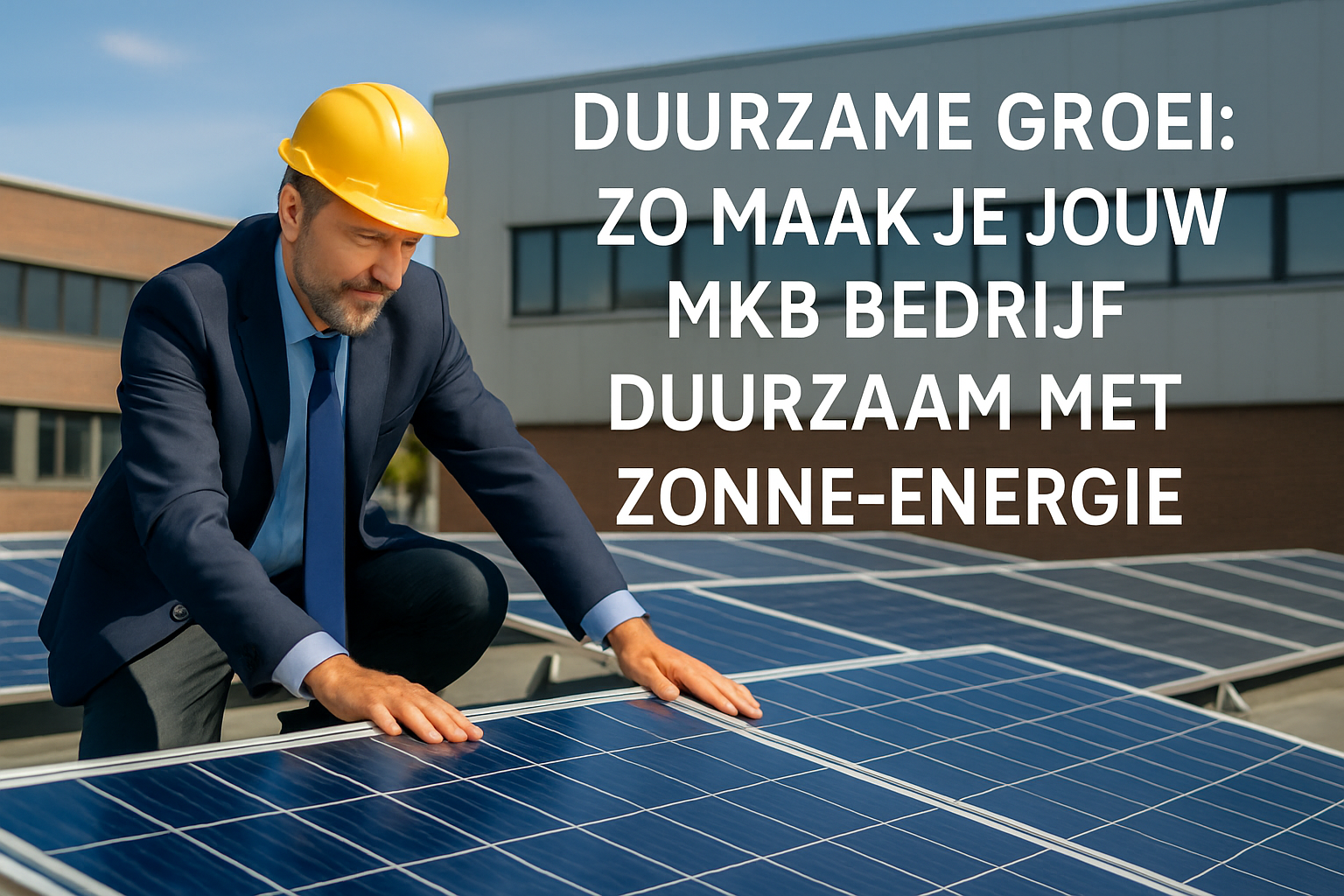 Duurzame Groei: Zo Maak je Jouw MKB Bedrijf Duurzaam met Zonne-energie