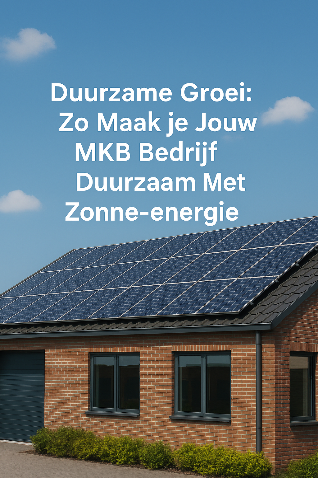 Duurzame Groei: Zo Maak je Jouw MKB Bedrijf Duurzaam met Zonne-energie