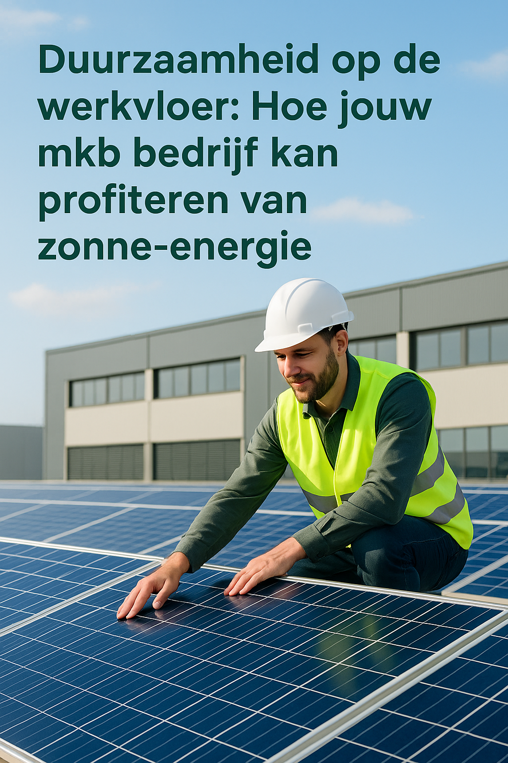 Duurzaamheid op de Werkvloer: Hoe Jouw MKB Bedrijf kan Profiteren van Zonne-energie
