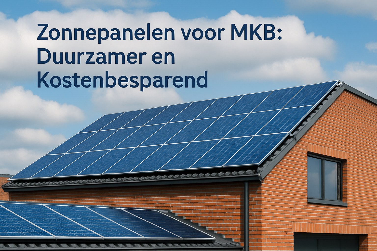 Zonnepanelen voor MKB: Duurzamer en Kostenbesparend