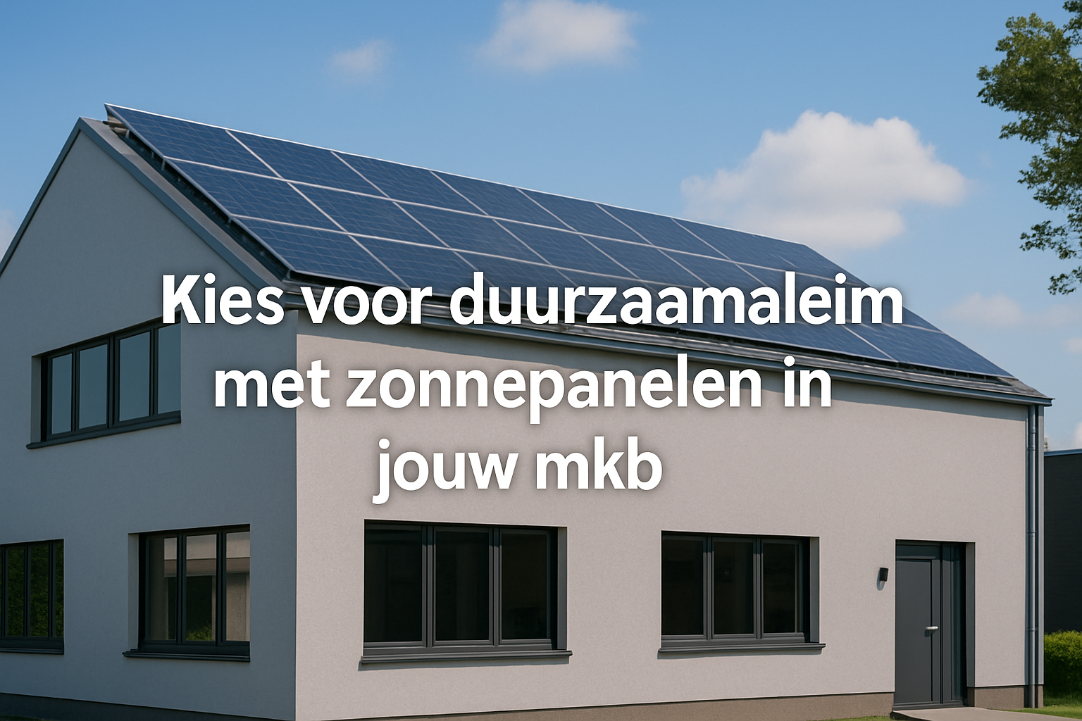 De Voordelen van Zonnepanelen voor MKB: Duurzaam en Kostenbesparend
