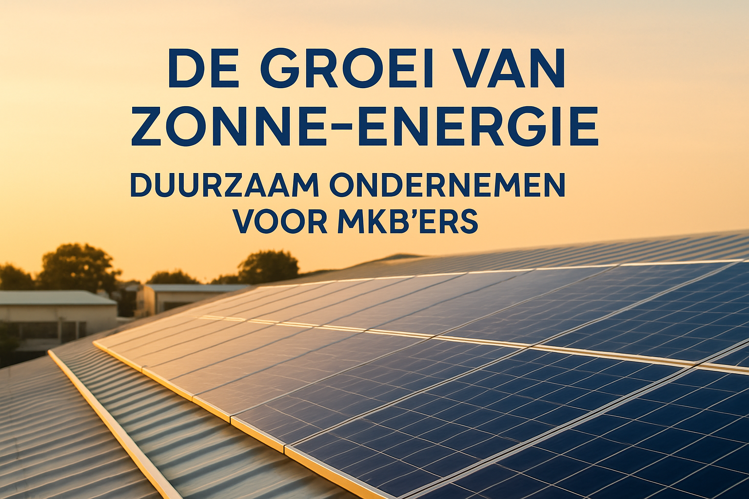 De Groei van Zonne-energie: Duurzaam Ondernemen voor MKB'ers