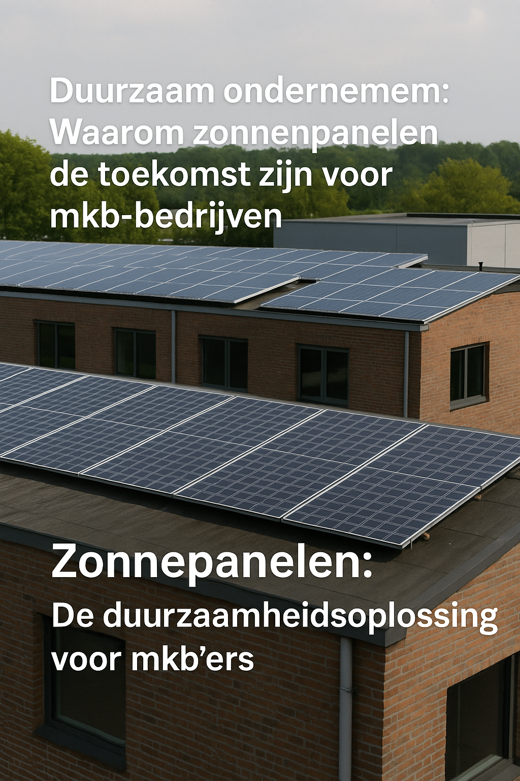 Duurzaam ondernemen: Waarom zonnepanelen de toekomst zijn voor mkb-bedrijven