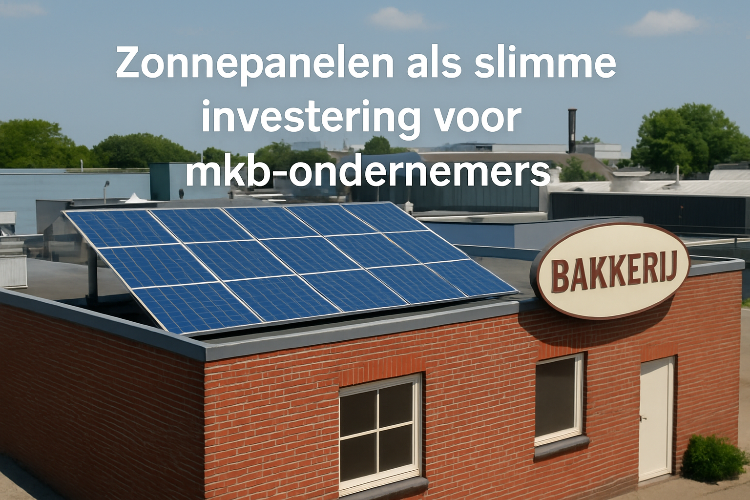 Zonnepanelen voor MKB: Verlaag je energiekosten en verduurzam je bedrijf
