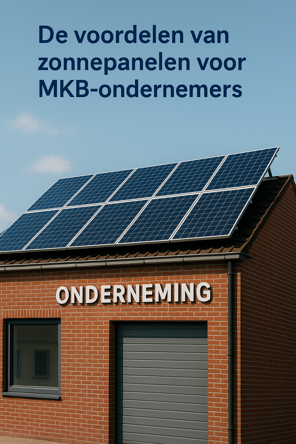 De Voordelen van Zonnepanelen voor MKB-ondernemers