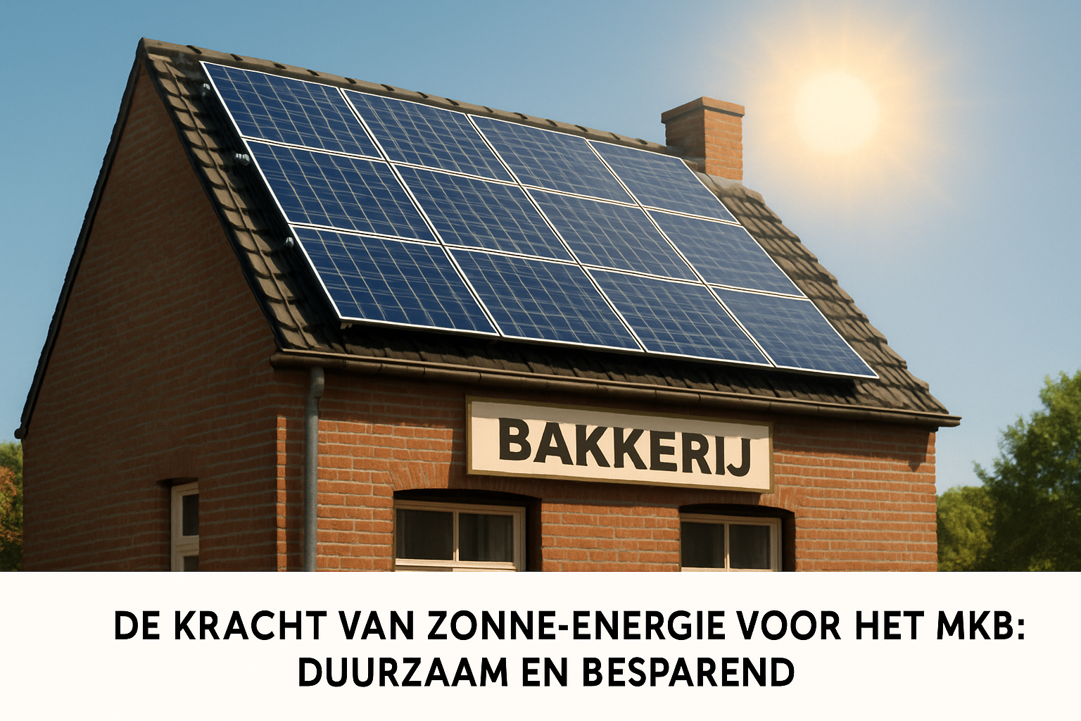 De Kracht van Zonne-energie voor het MKB: Duurzaam en Besparend
