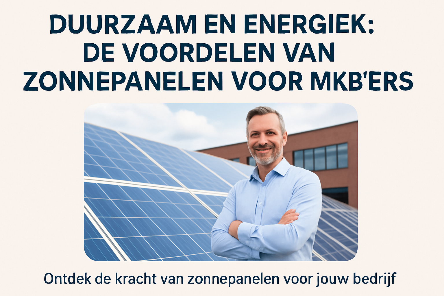 Duurzaam En Energiek: De Voordelen Van Zonnepanelen Voor MKB'ers