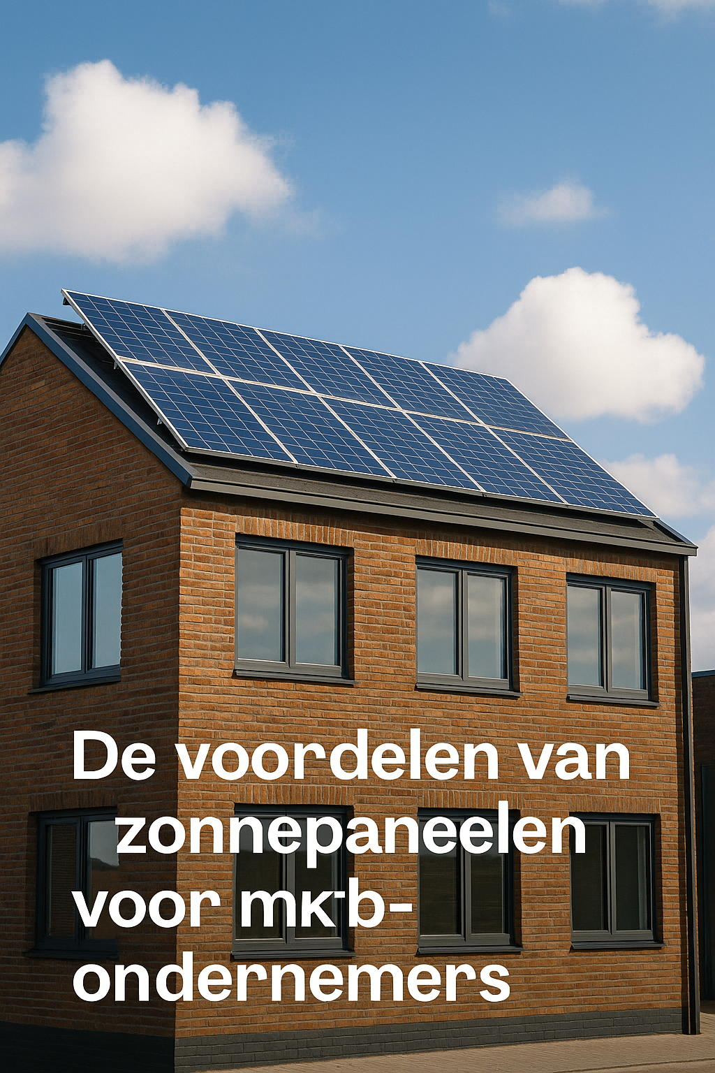 De voordelen van zonnepanelen voor mkb-ondernemers