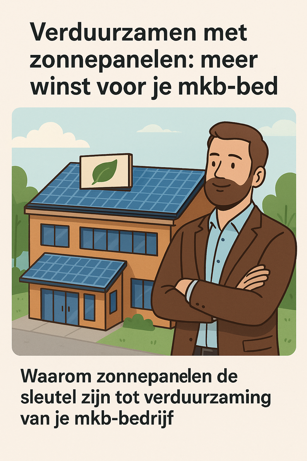Verduurzamen met zonnepanelen: meer winst voor je mkb-bedrijf