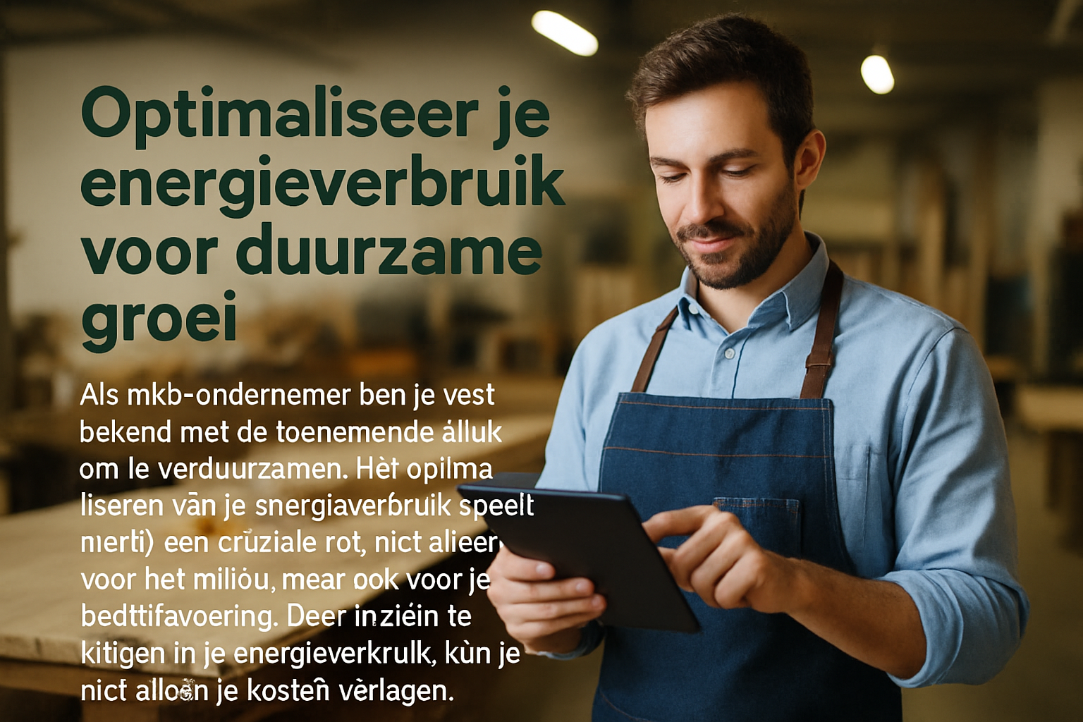 Optimaliseer je energieverbruik: tips voor mkb-ondernemers