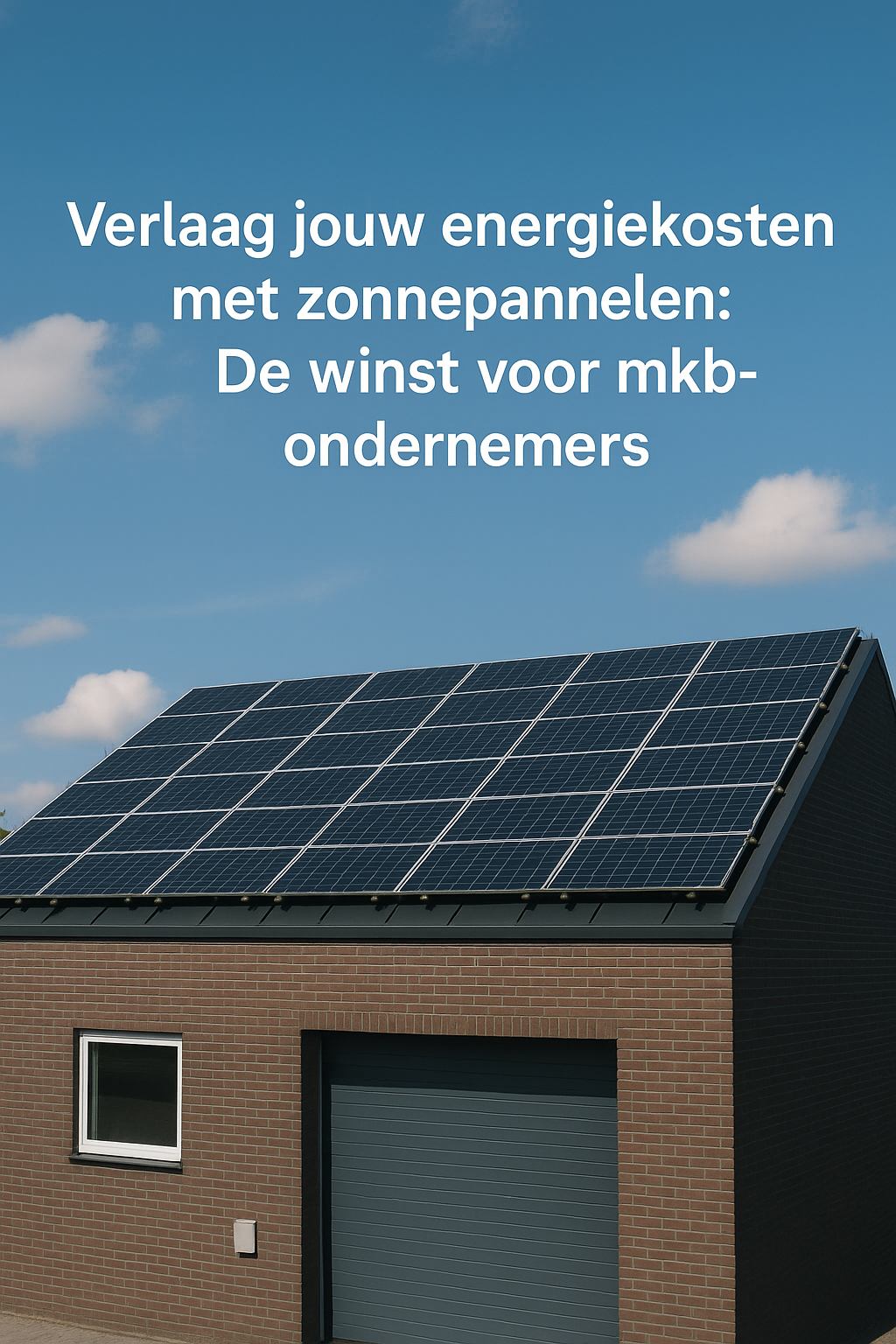 Verlaag jouw energiekosten met zonnepanelen: De winst voor mkb-ondernemers