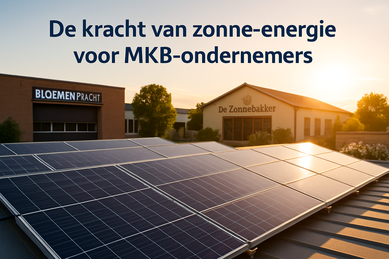 Verlaag je energiekosten met zonnestralen: De voordelen van zonnepanelen voor MKB-bedrijven
