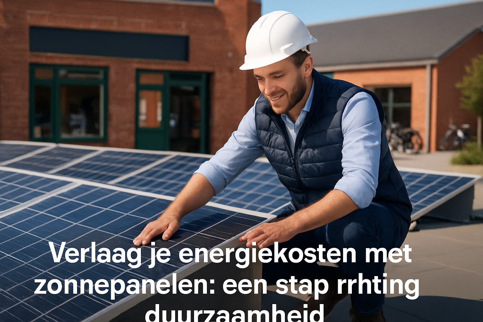 Verlaag je energiekosten met zonnepanelen: een stap richting duurzaamheid