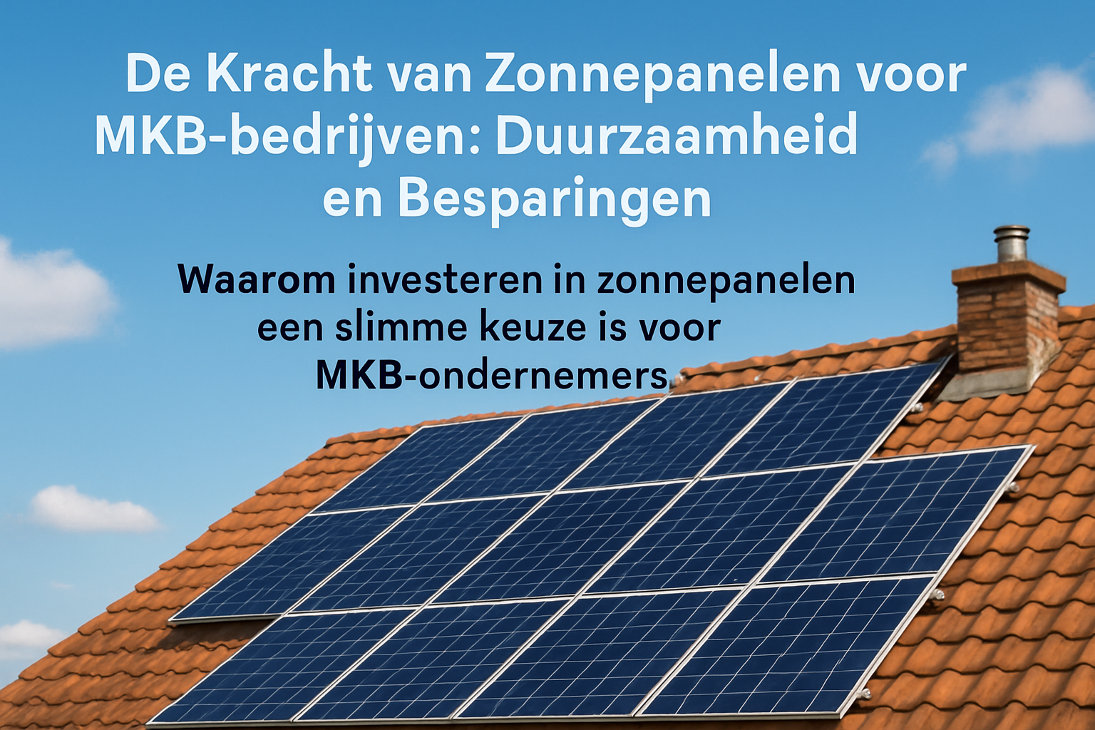 De Kracht van Zonnepanelen voor MKB-bedrijven: Duurzaamheid en Besparingen