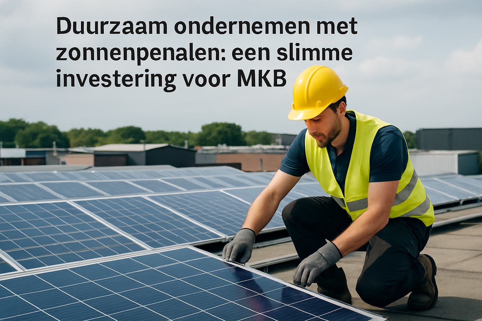 Duurzaam ondernemen met zonnepanelen: een slimme investering voor MKB