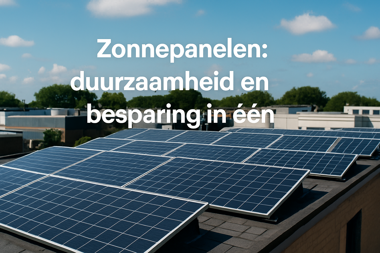 Waarom zonnepanelen de toekomst van uw mkb-bedrijf zijn