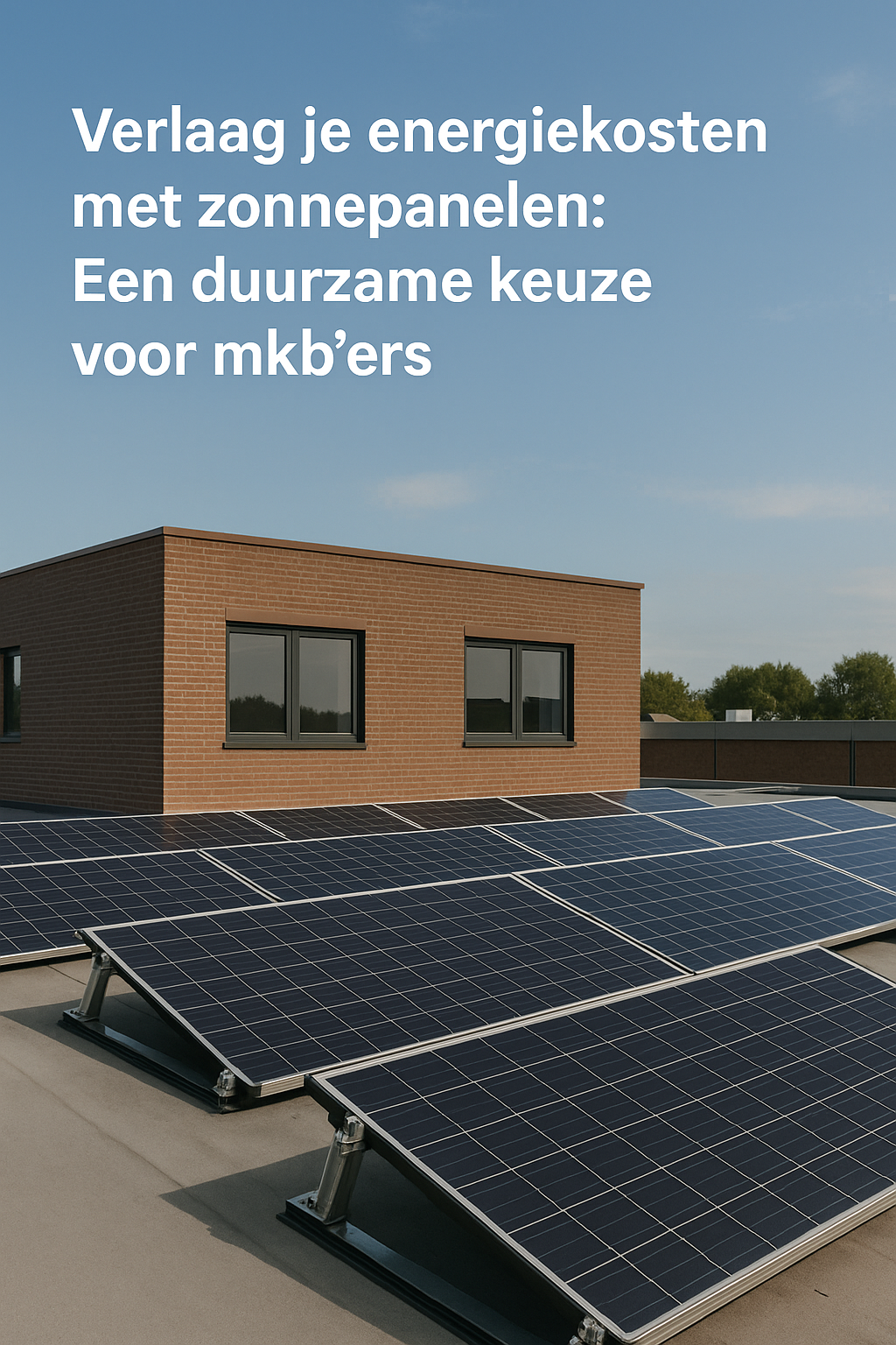 Verlaag je energiekosten met zonnepanelen: Een duurzame keuze voor mkb'ers