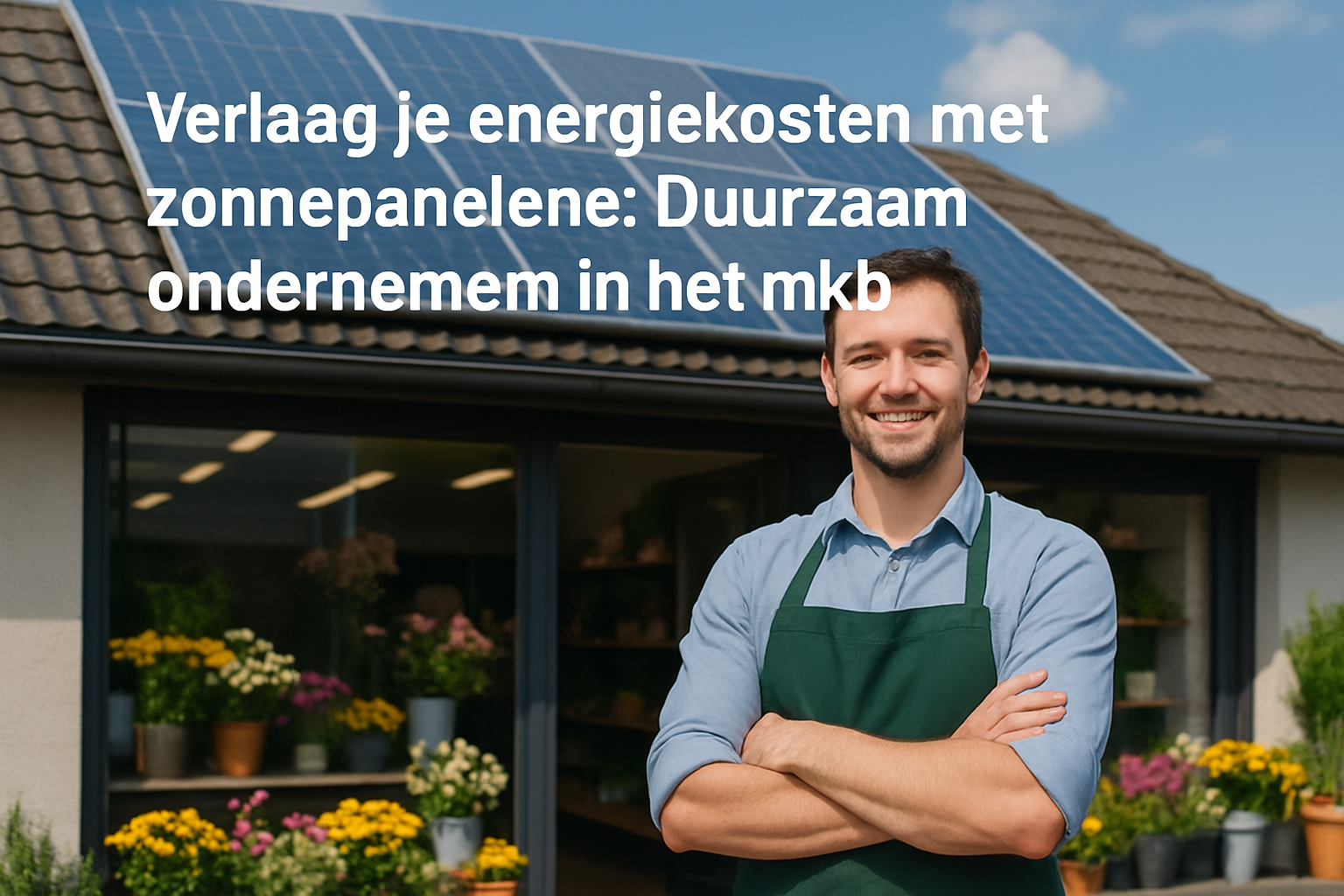 Verlaag je energiekosten met zonnepanelen: Duurzaam ondernemen in het mkb