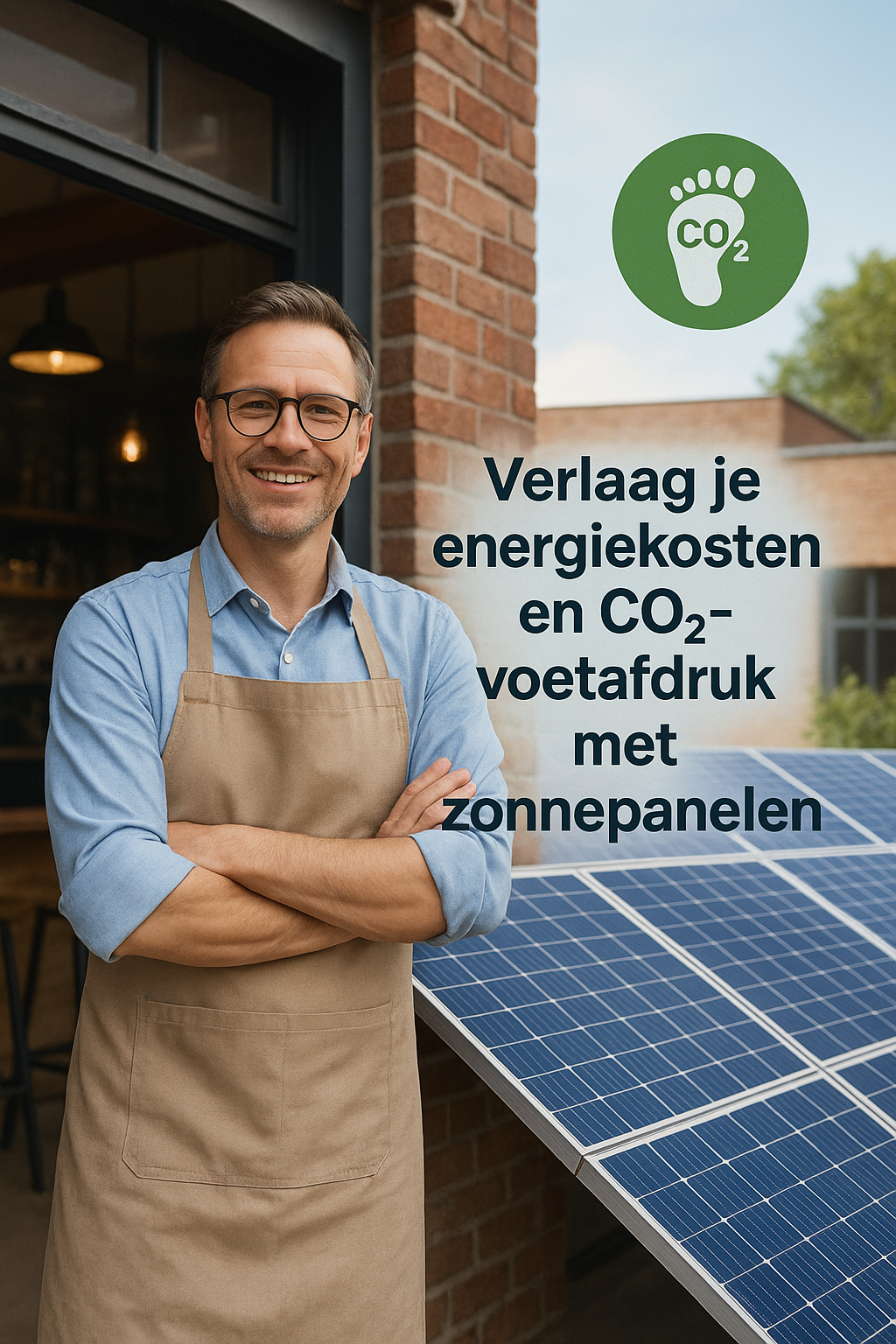 Verlaag je energiekosten en CO₂-voetafdruk met zonnepanelen in het mkb