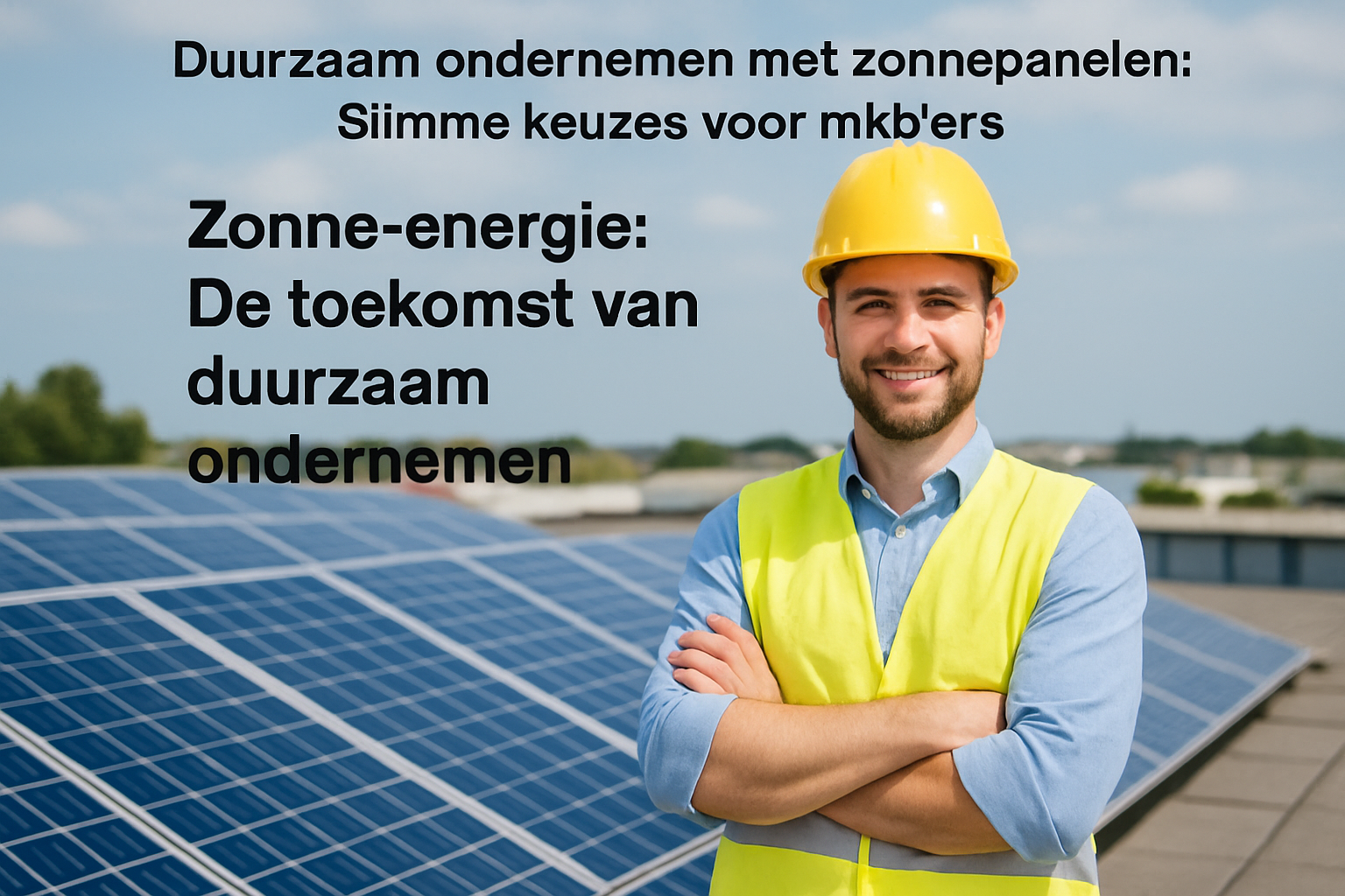 Duurzaam ondernemen met zonnepanelen: Slimme keuzes voor mkb'ers