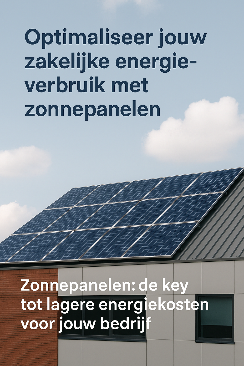 Optimaliseer jouw zakelijke energieverbruik met zonnepanelen
