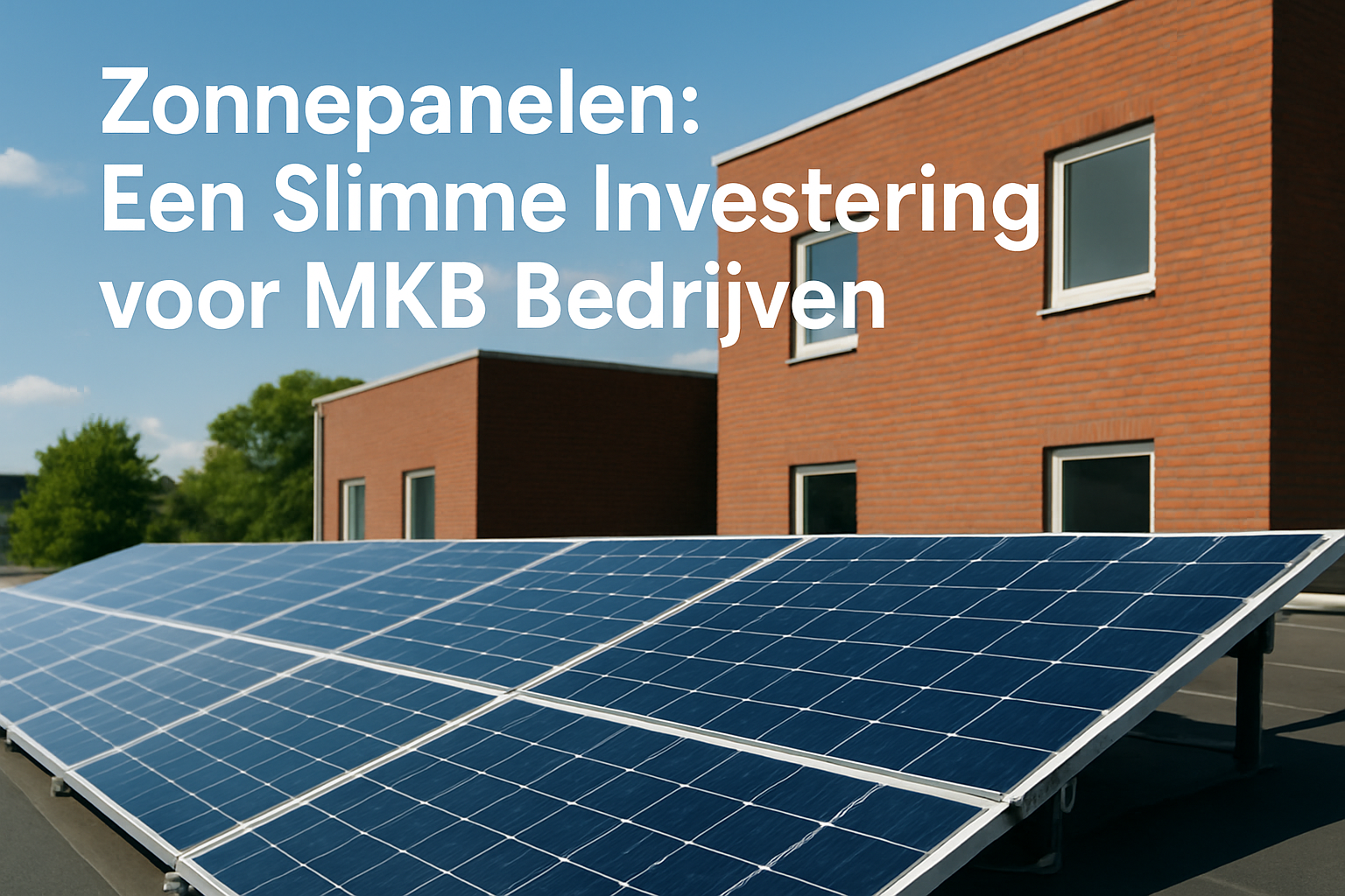 Zonnepanelen als Duurzame Oplossing voor MKB Bedrijven