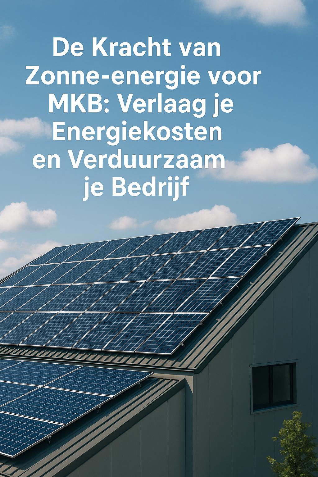 De Kracht van Zonne-energie voor MKB: Verlaag je Energiekosten en Verduurzaam je Bedrijf