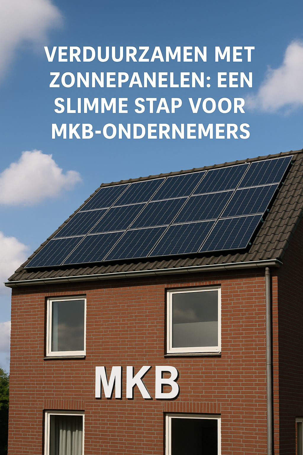 Verduurzamen met zonnepanelen: een slimme stap voor mkb-ondernemers