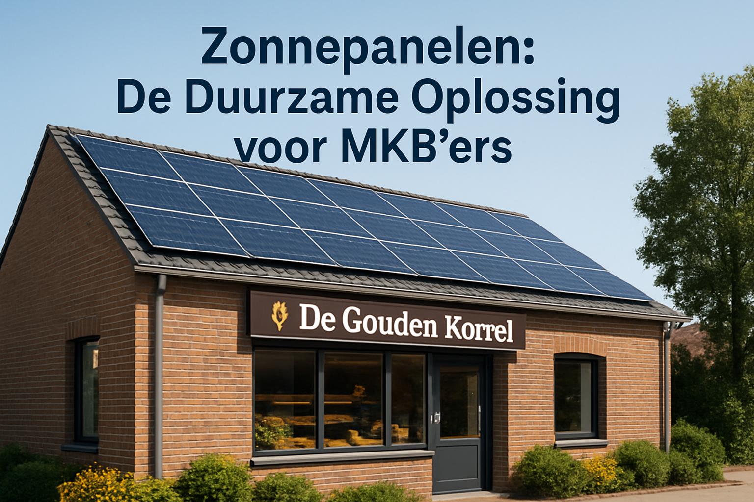 Verduurzamen met Zonnepanelen: Hoe MKB’ers Kunnen Profiteren van Duurzame Energie