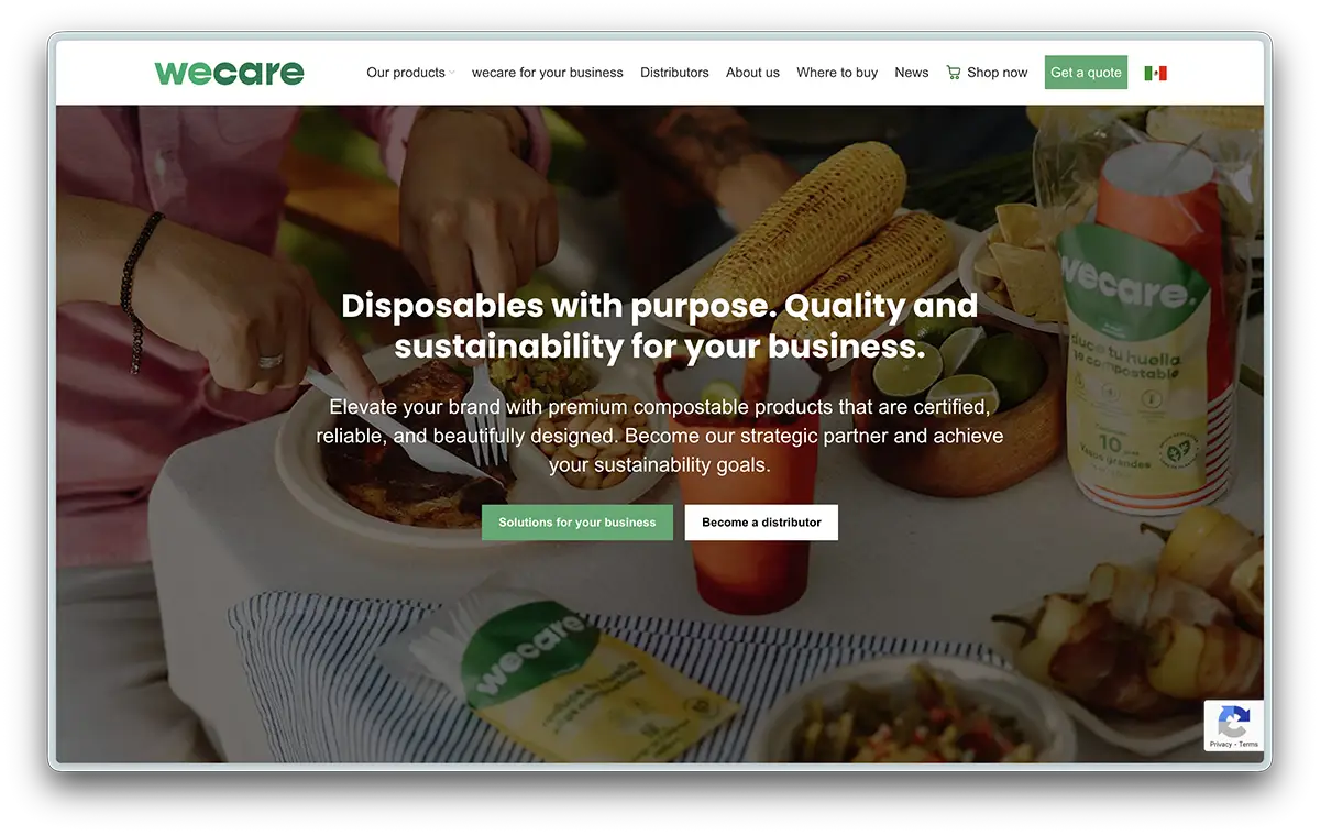 wecare.com screenshot