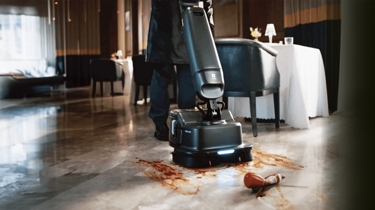 Commercial Floor Scrubber