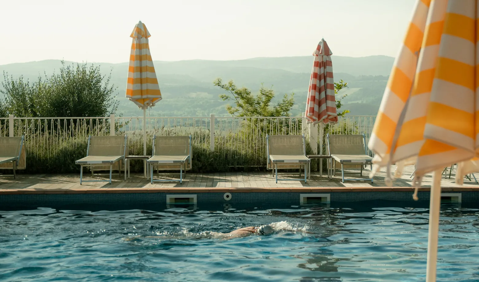 The pool at Villa Lena