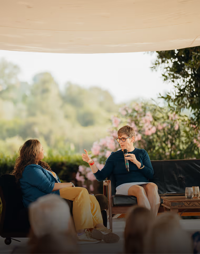 Terras attendees exchanging transformative ideas