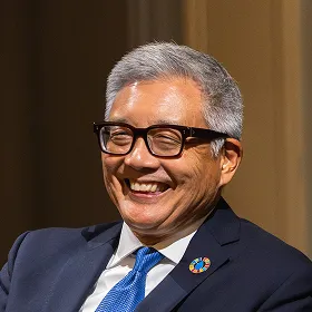 Portrait of Michael Kobori, Fmr. Chief Sustainability Officer, Starbucks