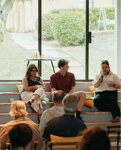 Tuscan landscape at Terras sustainability retreat