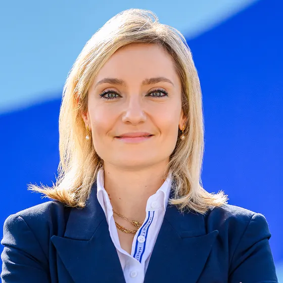 Julia Pallé is the Vice President of Sustainability at Formula E