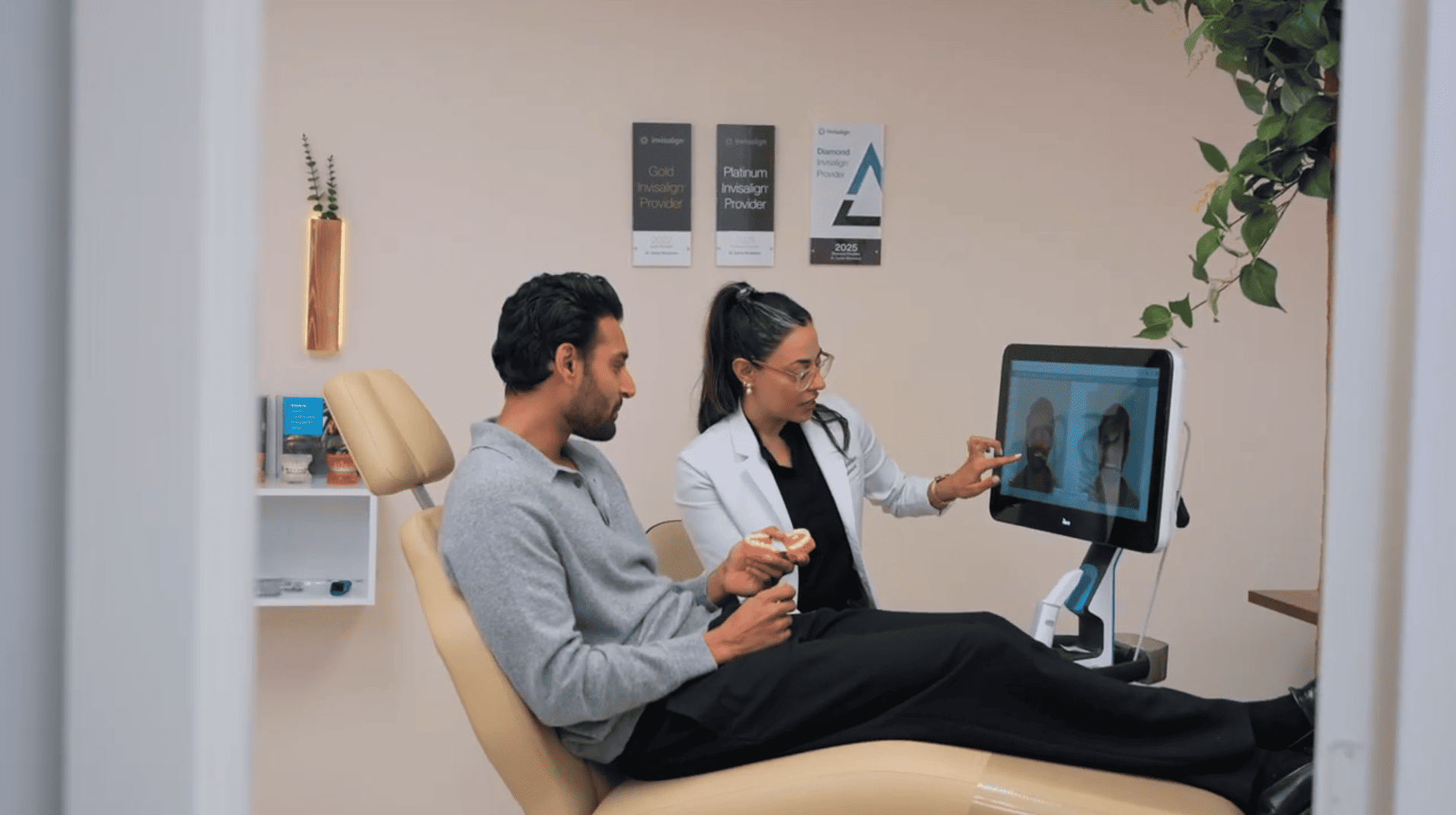 TMJ consultation at Sharon Orthodontics in Sharon, MA.