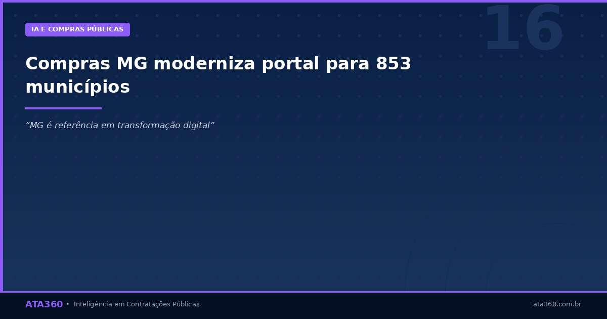 ATA360 — Compras MG portal