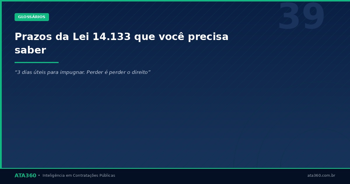 ATA360 — Prazos