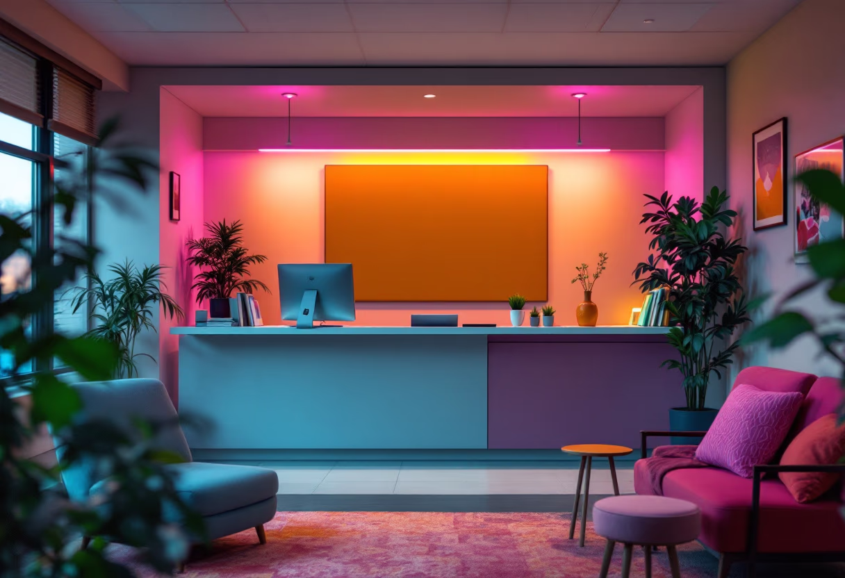 image of school reception area