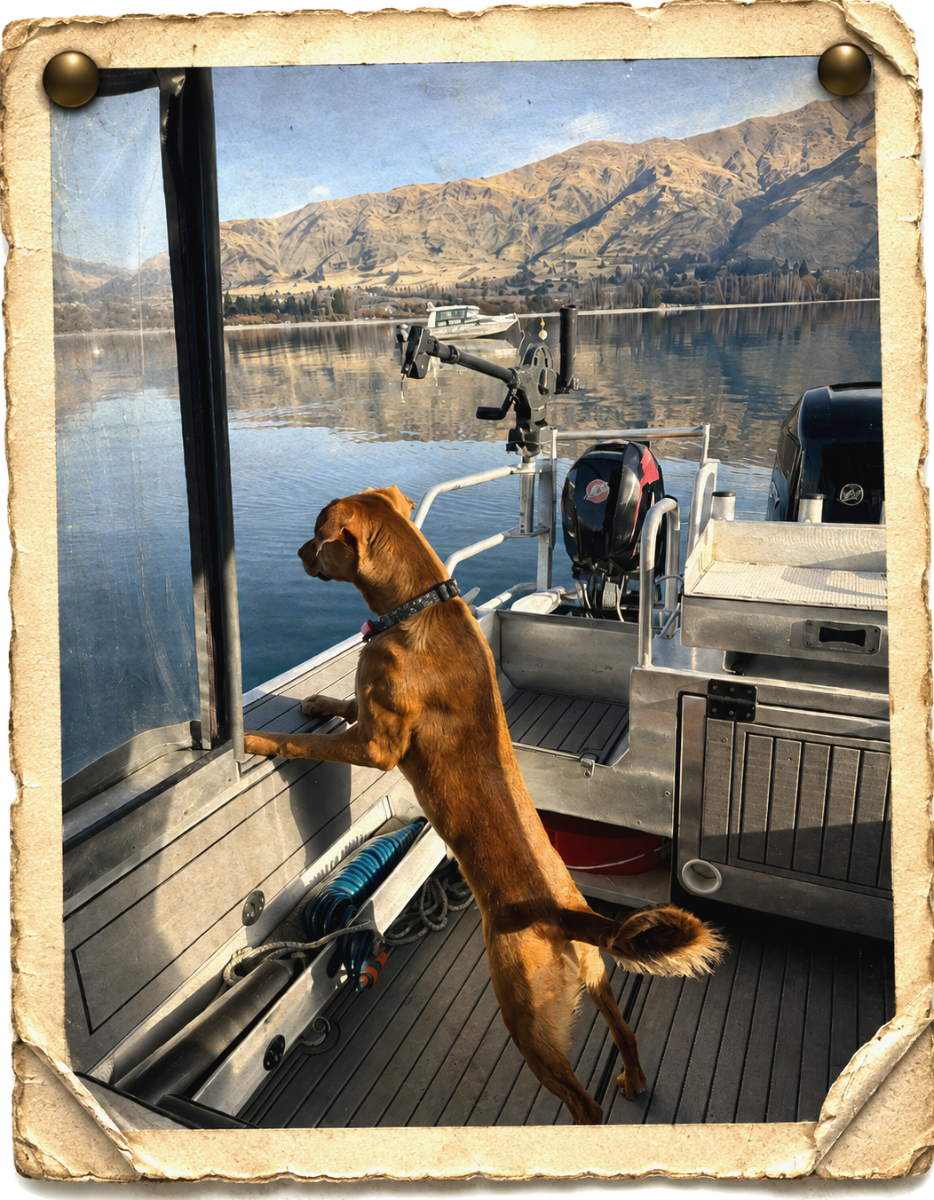 Nala, the Reel South Charters first mate