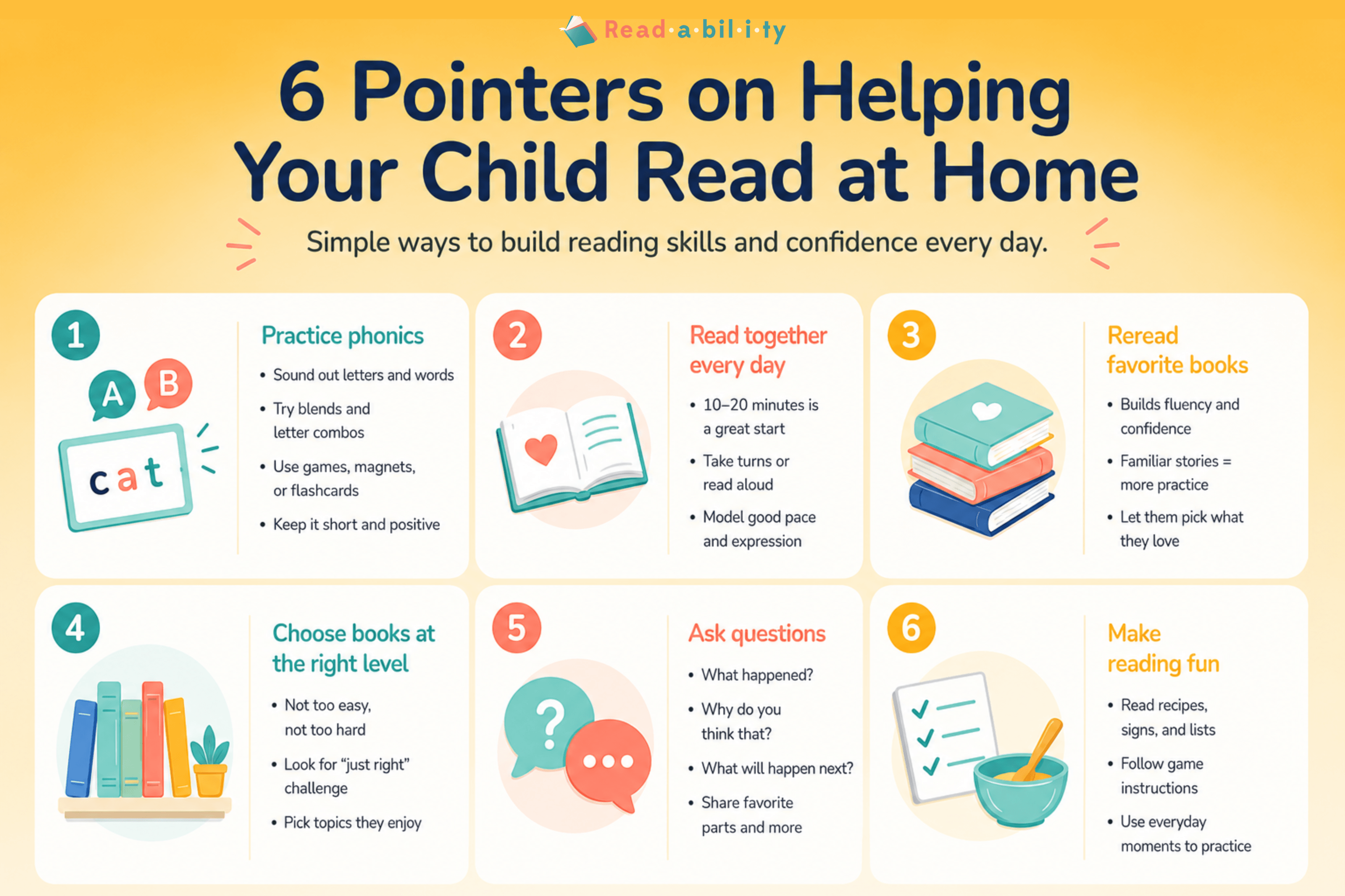 Six ways to help your 7-year-old read at home
