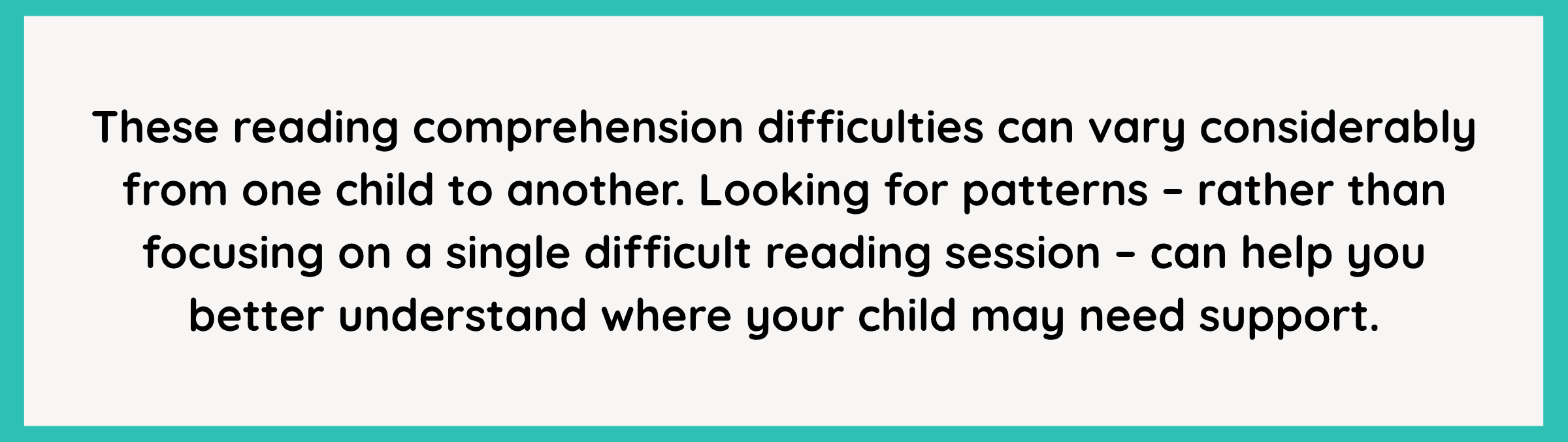 ADHD affects every child differently, so look for patterns in reading challenges