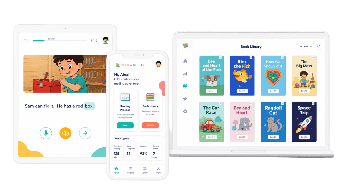 readability tutor app is a reading app for kids that uses ai