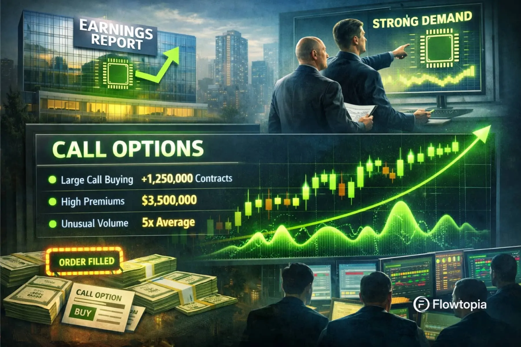 Real Example of Institutional Options Flow
