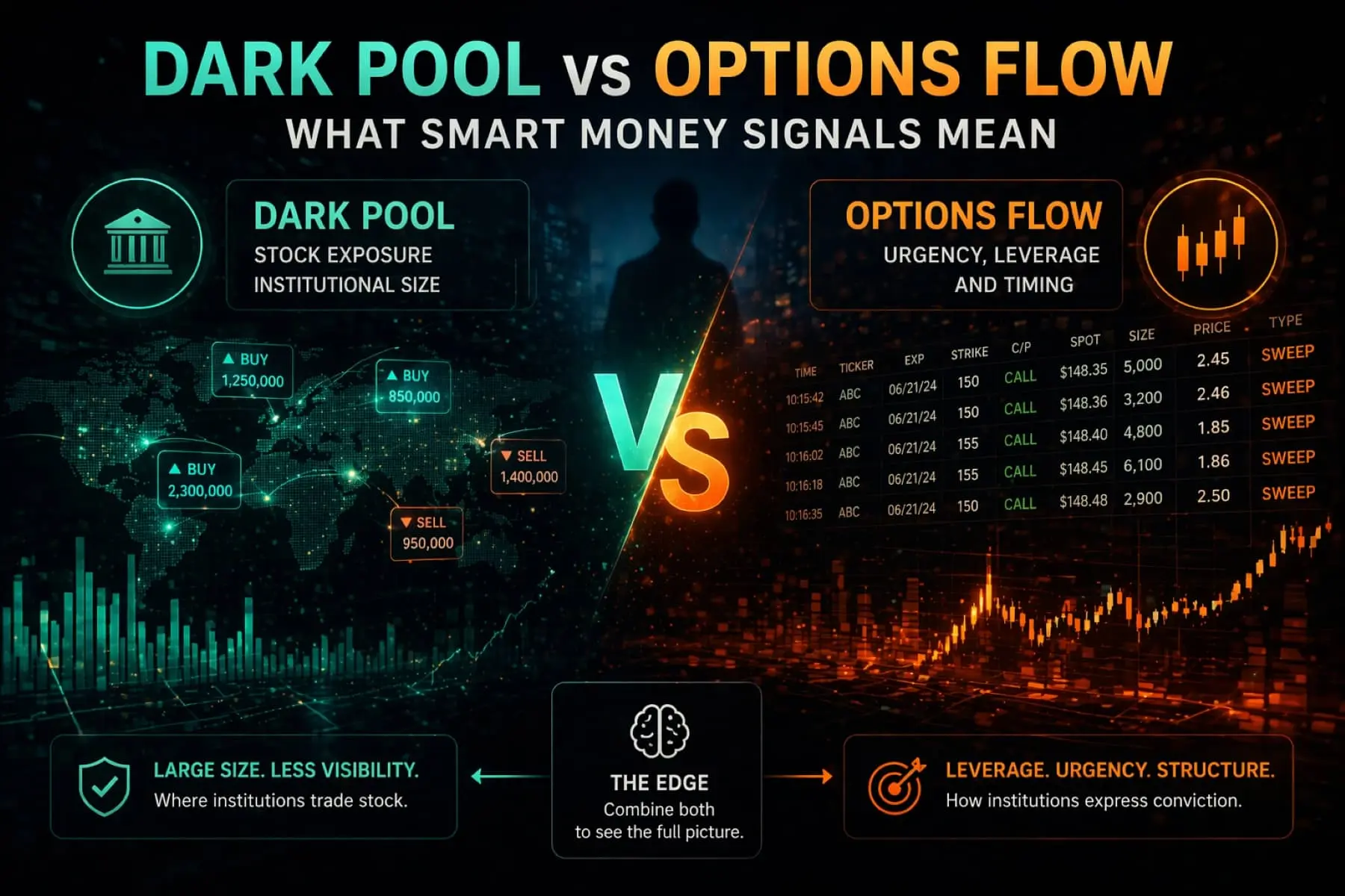 Dark Pool vs Options Flow: What Smart Money Signals Mean - Flowtopia
