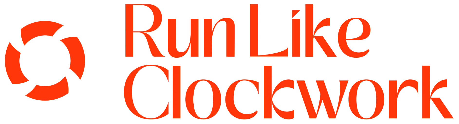 run like clockwork logo